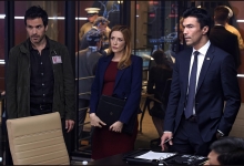 Santiago Cabrera, Jennifer Finnigan and Ian Anthony Dale: Salvation/CBS