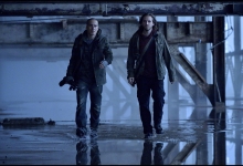 Aaron Stanford and Kirk Acevedo travel back in time: 12 Monkeys for SyFy