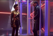 Sonequa Martin-Green confronts  Jason Isaacs in Star Trek Discovery for Paramount Plus