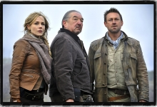 Julie Benz, Graham Greene and Grant Bowler Defiance for SyFy