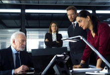 Christopher Plummer, Claire Forlani,  Kris Holden-Ried and Archie Panjabi star in Departure