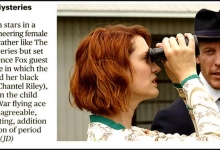 From the Sunday Times: The Frankie Drake Mysteries for Shaftesbury/CBC Television/Alibi-UKTV