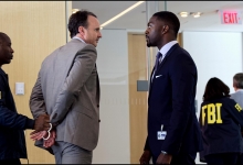 Busted-Kai Lennox and  David Ajala in Falling Water for USA Network