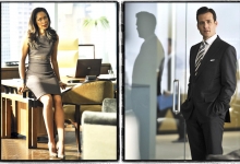Gina Torres and Gabriel Macht in Suits for USA Network