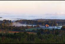 Coffin Ridge, looking toward the top of Owen Sound and The Islands